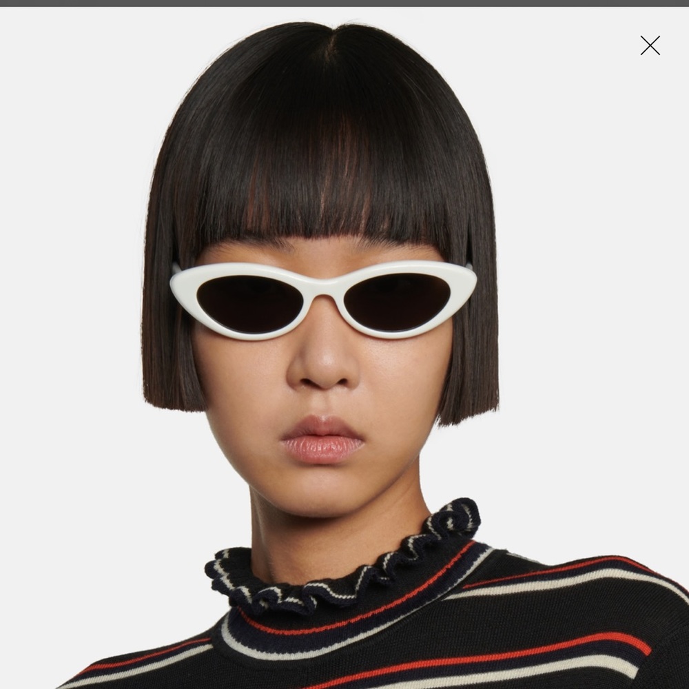 ISO CELINE White
Acetate Cat Eye Unisex Sunglasses CL40164U
